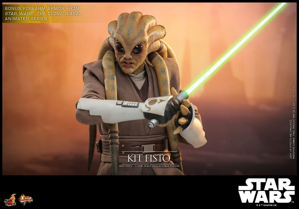 Star Wars Movie Masterpiece Action Figur 1/6 Kit Fisto 32 cm Hot Toys