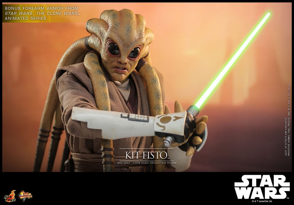 Star Wars Movie Masterpiece Action Figur 1/6 Kit Fisto 32 cm Hot Toys