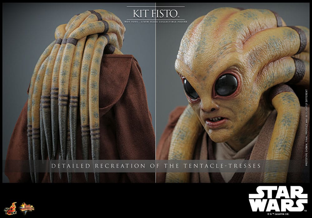 Star Wars Movie Masterpiece Action Figur 1/6 Kit Fisto 32 cm Hot Toys