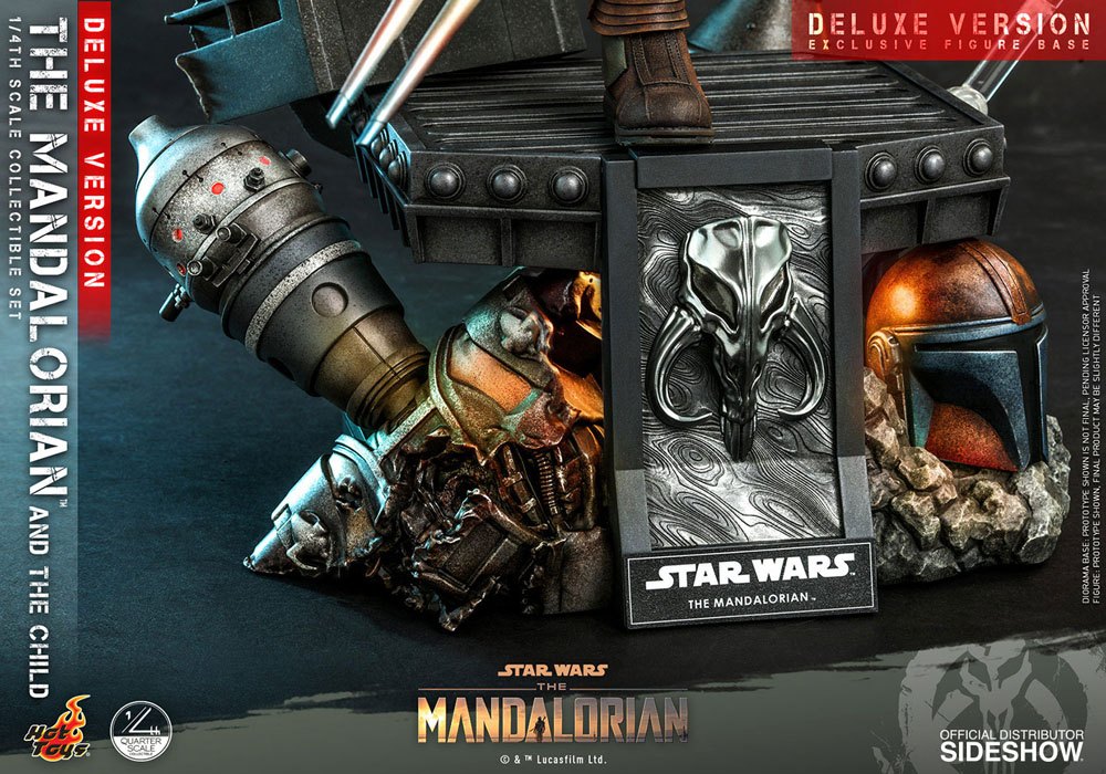 Star Wars The Mandalorian Action Figur 2-Pack 1/4 The Mandalorian & The Child Deluxe 46 cm