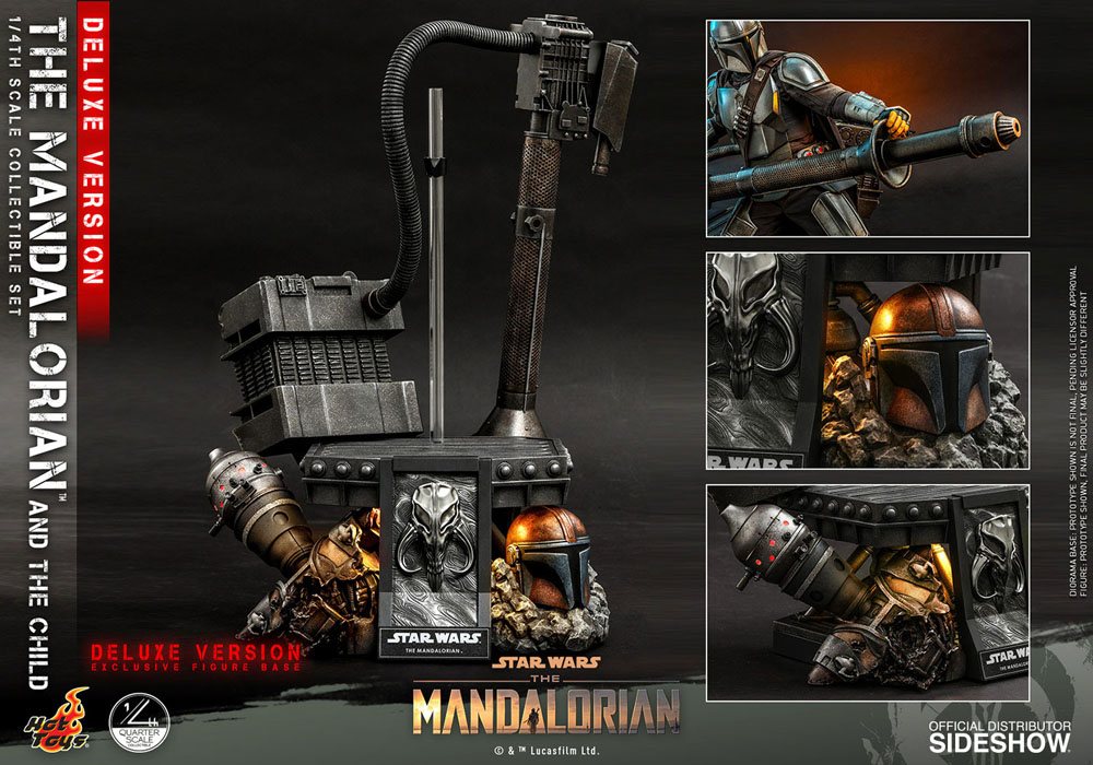 Star Wars The Mandalorian Actionfigur 2-Pack 1/4 The Mandalorian & The Child Deluxe 46 cm