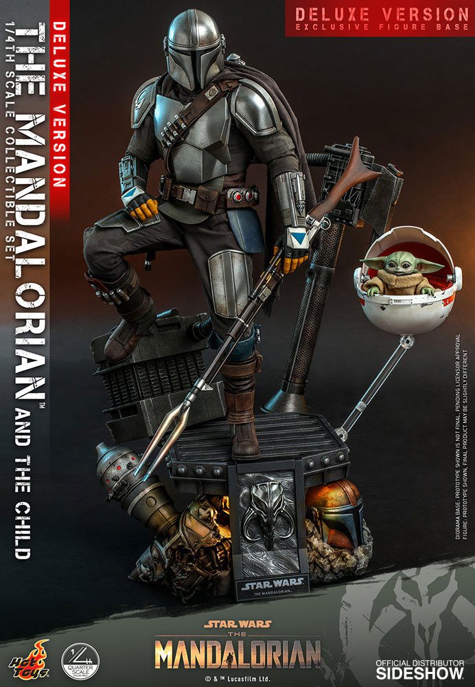 Star Wars The Mandalorian Actionfigur 2-Pack 1/4 The Mandalorian & The Child Deluxe 46 cm