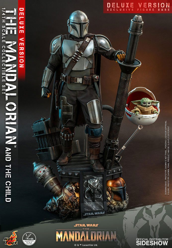 Star Wars The Mandalorian Actionfigur 2-Pack 1/4 The Mandalorian & The Child Deluxe 46 cm