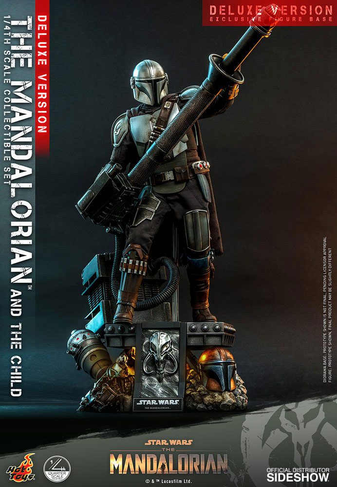 Star Wars The Mandalorian Actionfigur 2-Pack 1/4 The Mandalorian & The Child Deluxe 46 cm