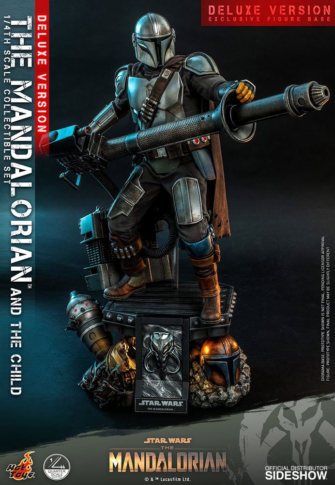 Star Wars The Mandalorian Actionfigur 2-Pack 1/4 The Mandalorian & The Child Deluxe 46 cm