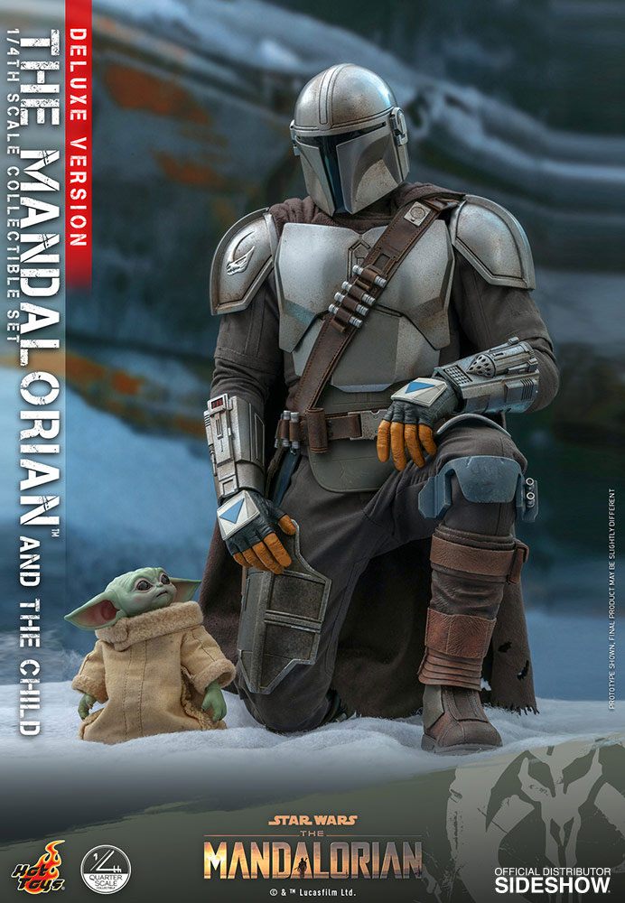 Star Wars The Mandalorian Actionfigur 2-Pack 1/4 The Mandalorian & The Child Deluxe 46 cm