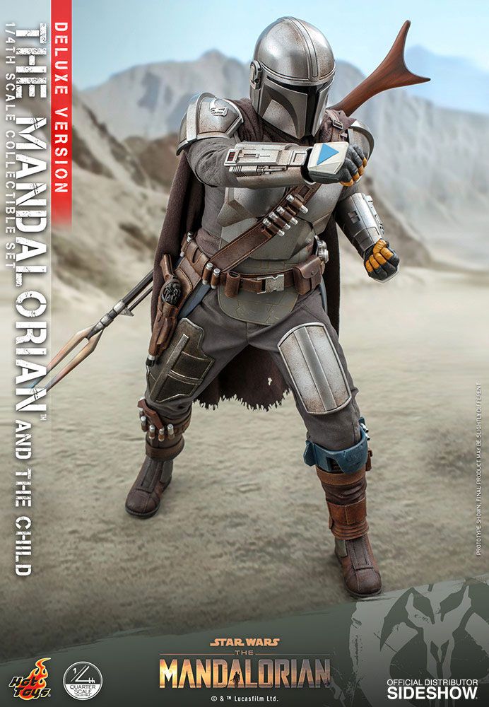 Star Wars The Mandalorian Actionfigur 2-Pack 1/4 The Mandalorian & The Child Deluxe 46 cm