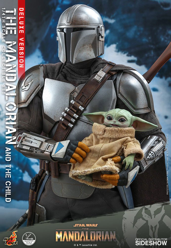 Star Wars The Mandalorian Actionfigur 2-Pack 1/4 The Mandalorian & The Child Deluxe 46 cm
