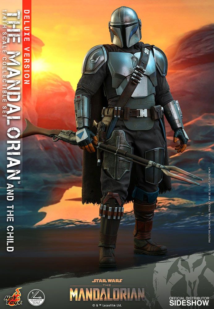Star Wars The Mandalorian Actionfigur 2-Pack 1/4 The Mandalorian & The Child Deluxe 46 cm