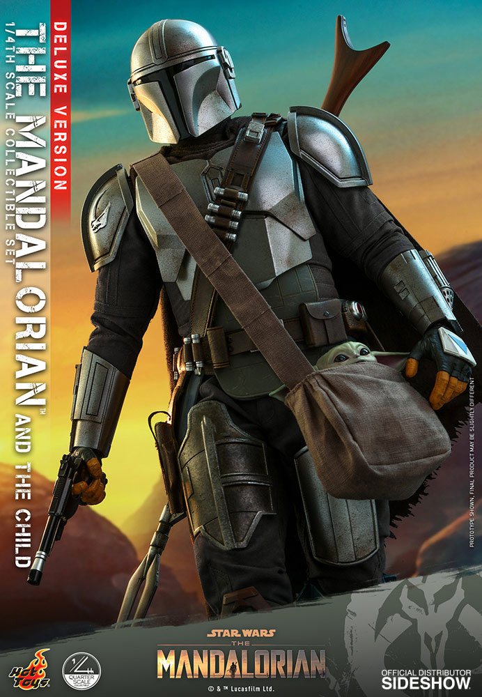 Star Wars The Mandalorian Actionfigur 2-Pack 1/4 The Mandalorian & The Child Deluxe 46 cm