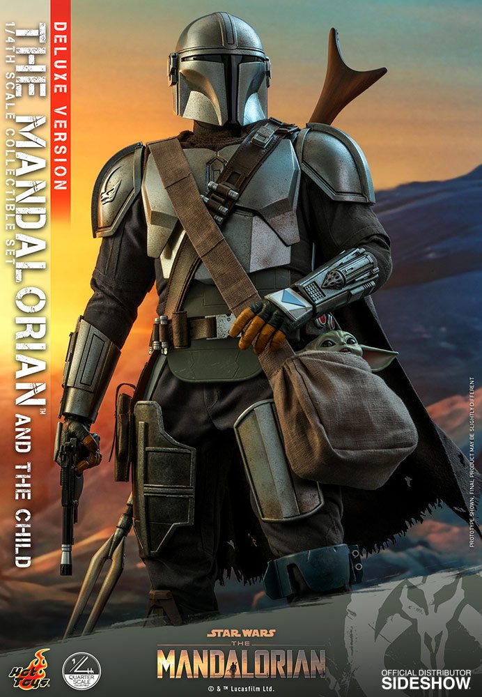Star Wars The Mandalorian Actionfigur 2-Pack 1/4 The Mandalorian & The Child Deluxe 46 cm