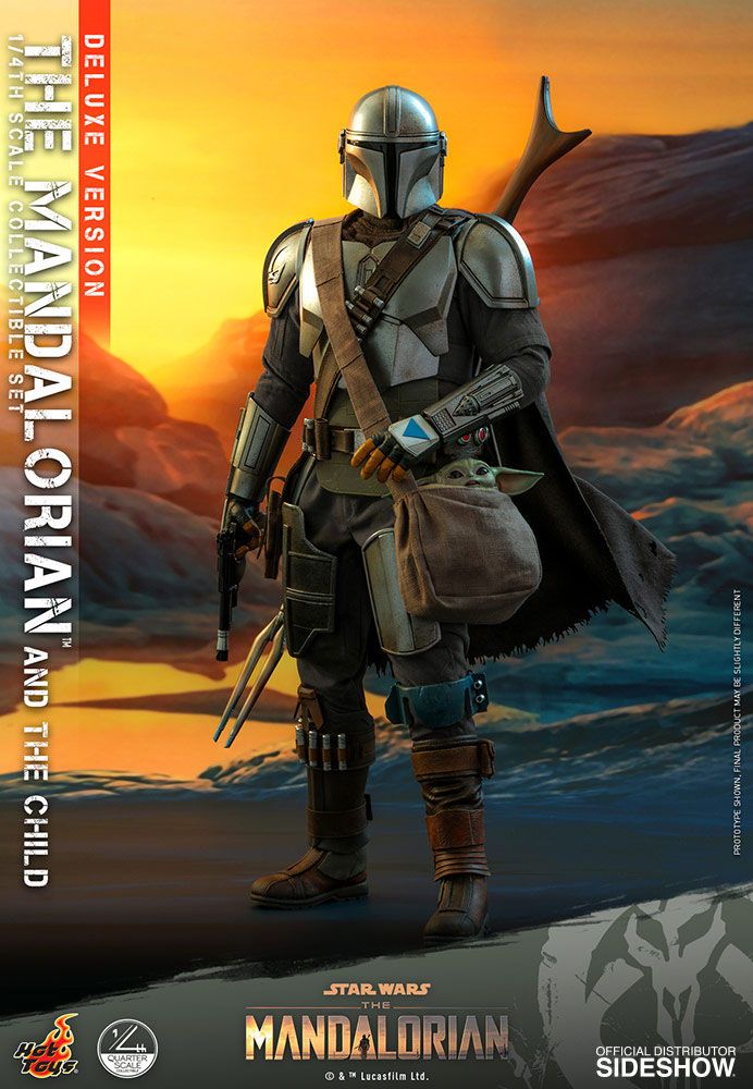 Star Wars The Mandalorian Actionfigur 2-Pack 1/4 The Mandalorian & The Child Deluxe 46 cm