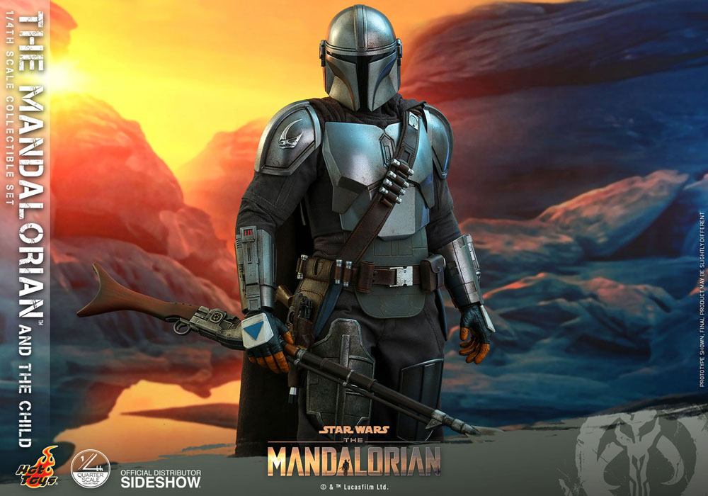 Star Wars The Mandalorian Action Figur 2-Pack 1/4 The Mandalorian & The Child 46 cm