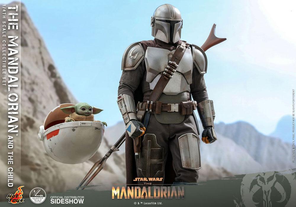 Star Wars The Mandalorian Actionfigur 2-Pack 1/4 The Mandalorian & The Child 46 cm
