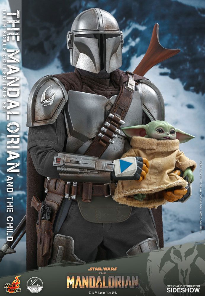 Star Wars The Mandalorian Actionfigur 2-Pack 1/4 The Mandalorian & The Child 46 cm