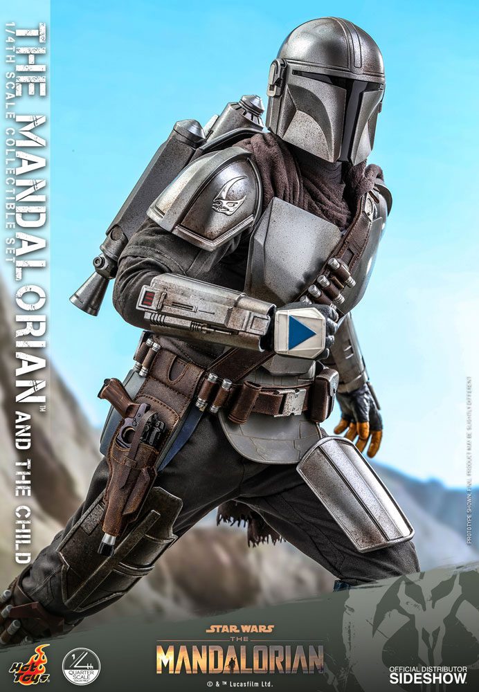 Star Wars The Mandalorian Actionfigur 2-Pack 1/4 The Mandalorian & The Child 46 cm