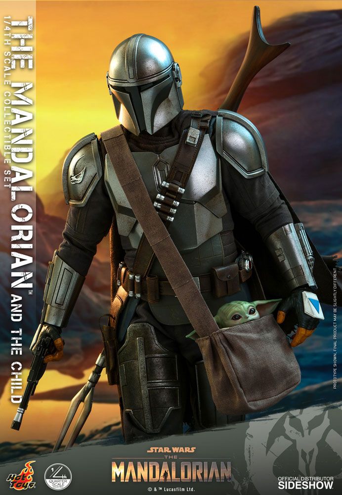 Star Wars The Mandalorian Actionfigur 2-Pack 1/4 The Mandalorian & The Child 46 cm