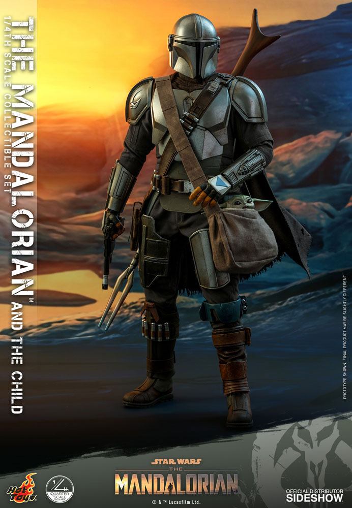 Star Wars The Mandalorian Actionfigur 2-Pack 1/4 The Mandalorian & The Child 46 cm