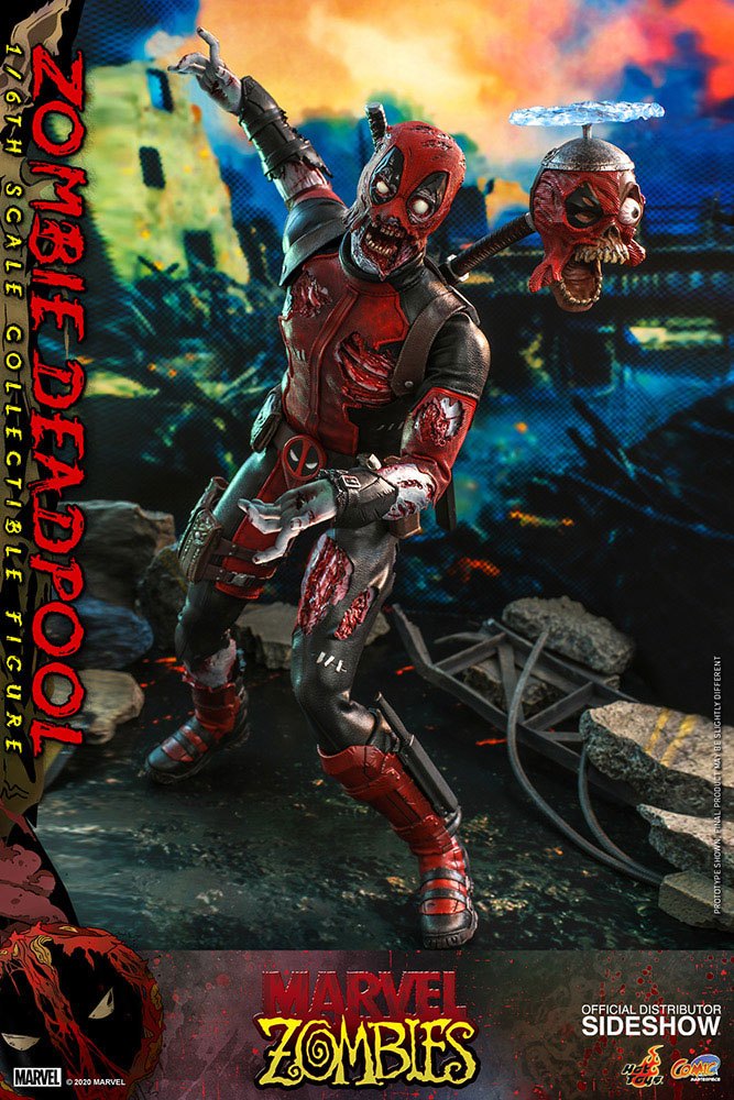 Marvel Zombies Comic Masterpiece Action Figur 1/6 Zombie Deadpool 31 cm Hot Toys