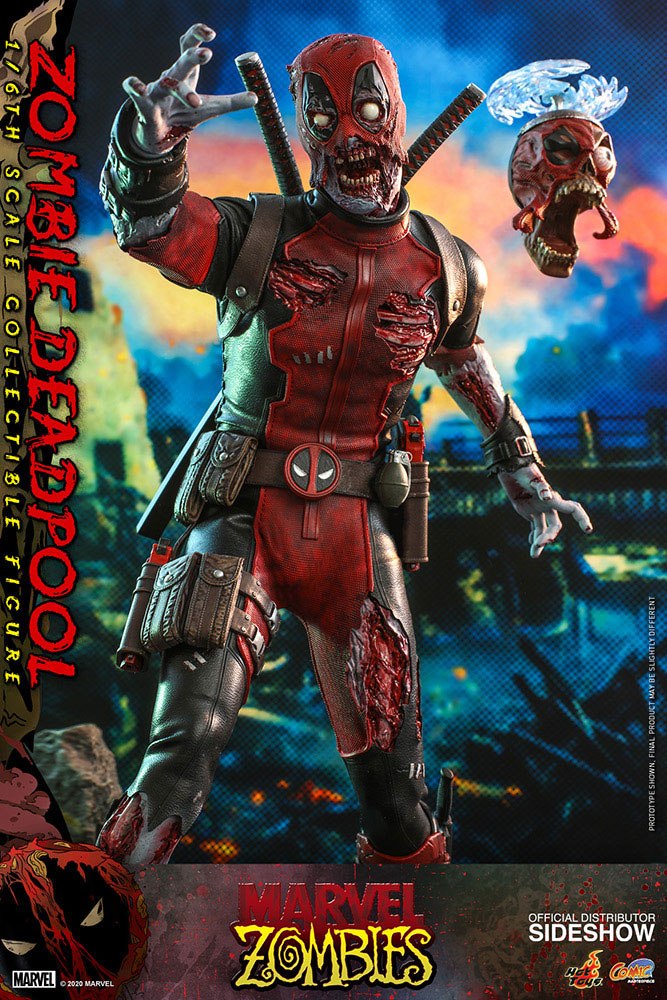 Marvel Zombies Comic Masterpiece Action Figur 1/6 Zombie Deadpool 31 cm Hot Toys