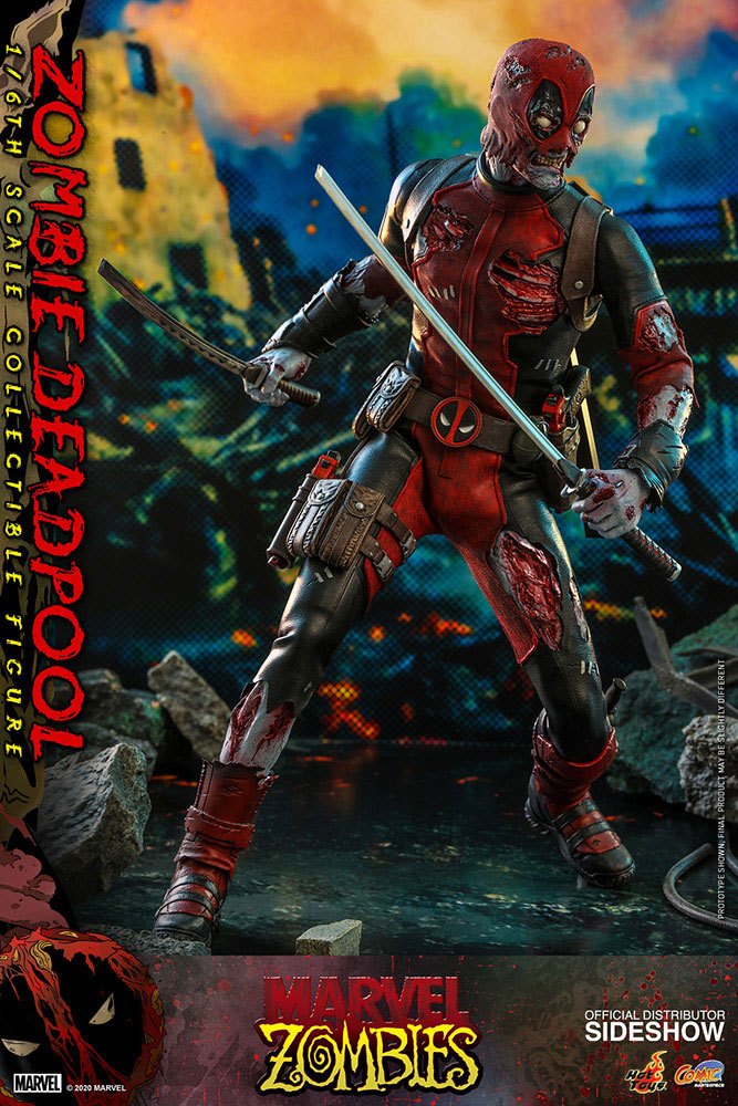 Marvel Zombies Comic Masterpiece Action Figur 1/6 Zombie Deadpool 31 cm Hot Toys
