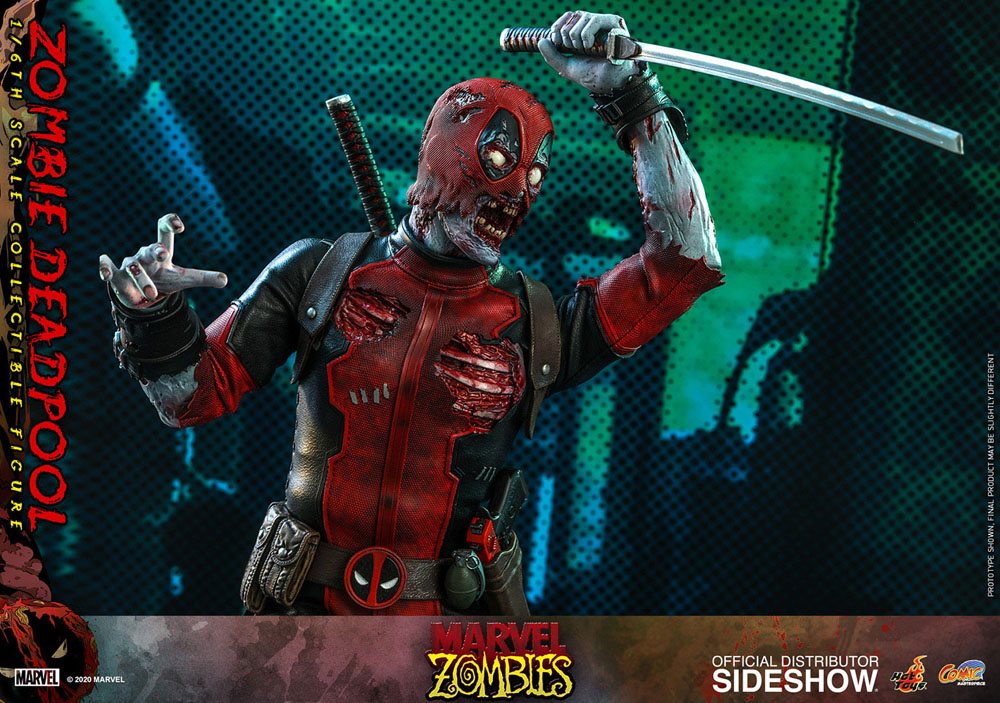 Marvel Zombies Comic Masterpiece Action Figur 1/6 Zombie Deadpool 31 cm Hot Toys