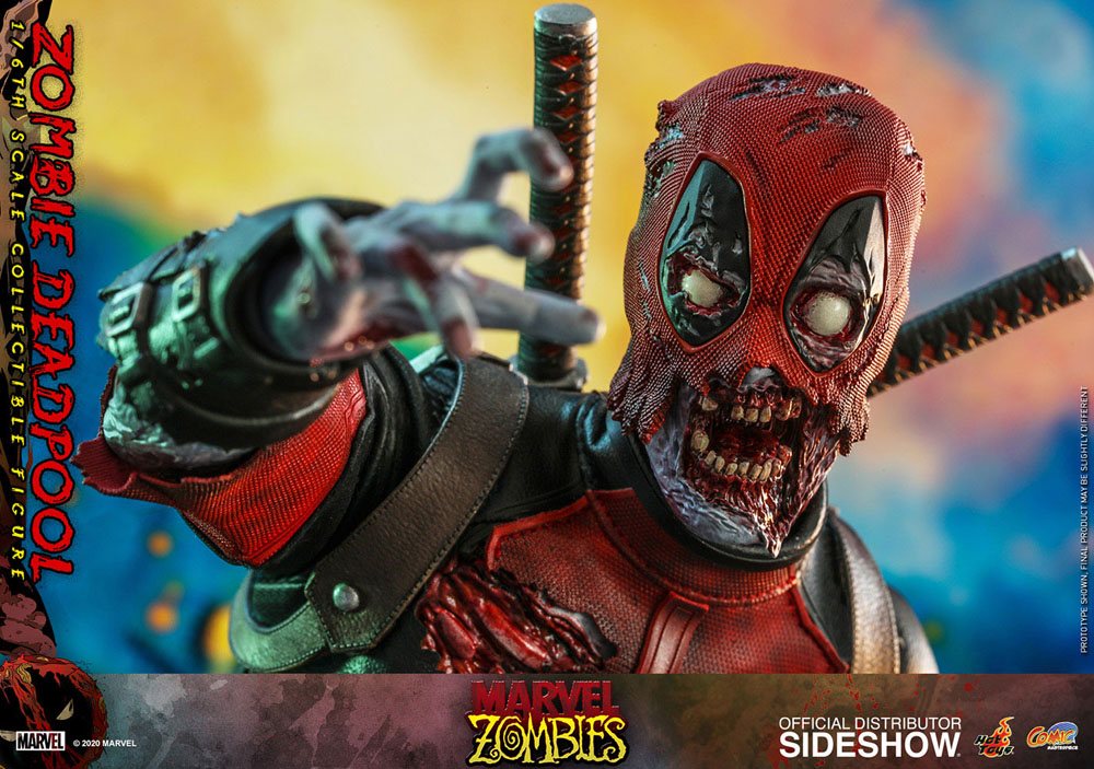 Marvel Zombies Comic Masterpiece Action Figur 1/6 Zombie Deadpool 31 cm Hot Toys
