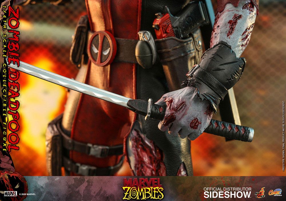 Marvel Zombies Comic Masterpiece Action Figur 1/6 Zombie Deadpool 31 cm Hot Toys