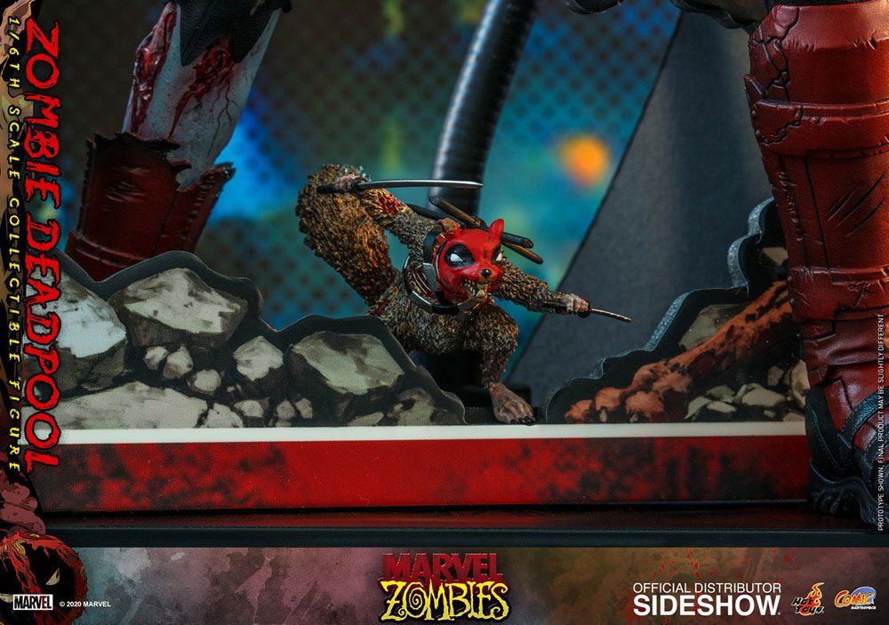 Marvel Zombies Comic Masterpiece Action Figur 1/6 Zombie Deadpool 31 cm Hot Toys