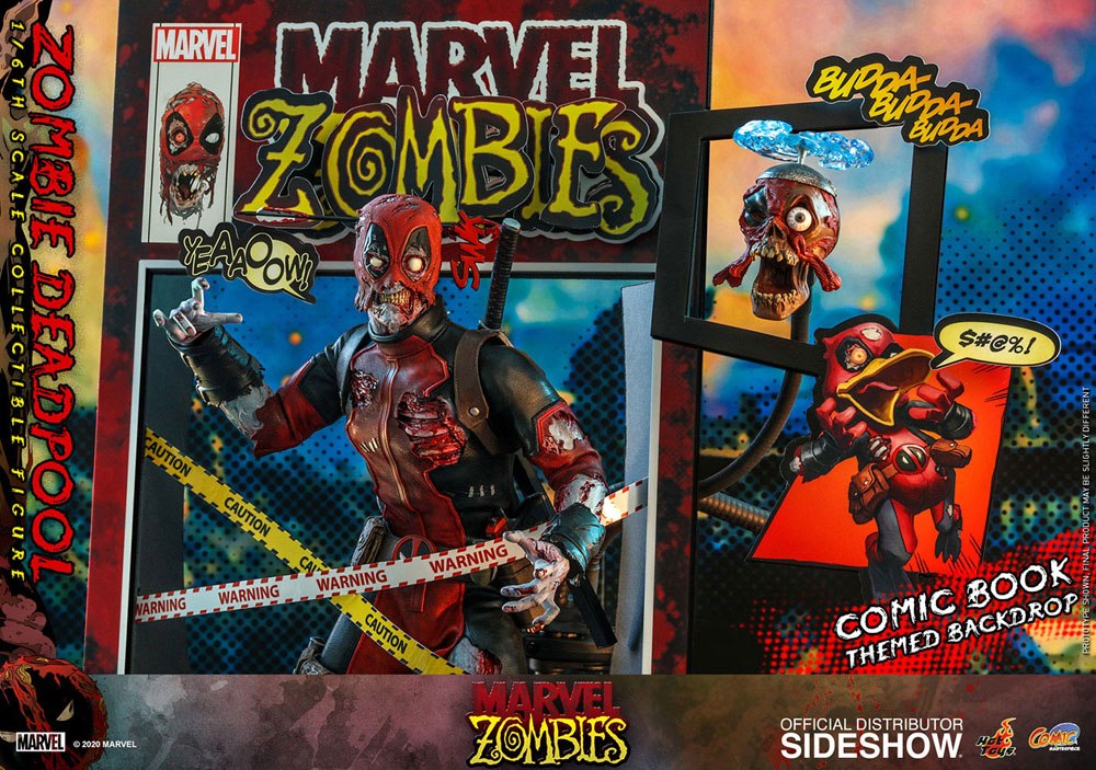 Marvel Zombies Comic Masterpiece Action Figur 1/6 Zombie Deadpool 31 cm Hot Toys