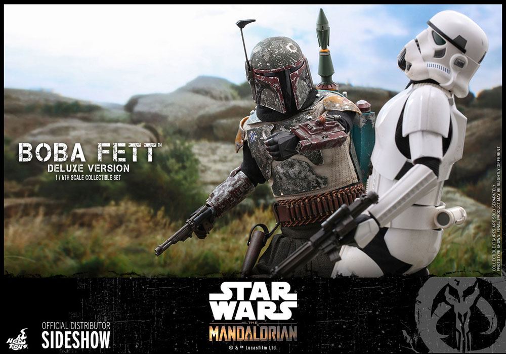 Star Wars The Mandalorian Actionfigur 2-pack 1/6 Boba Fett Deluxe 30 cm