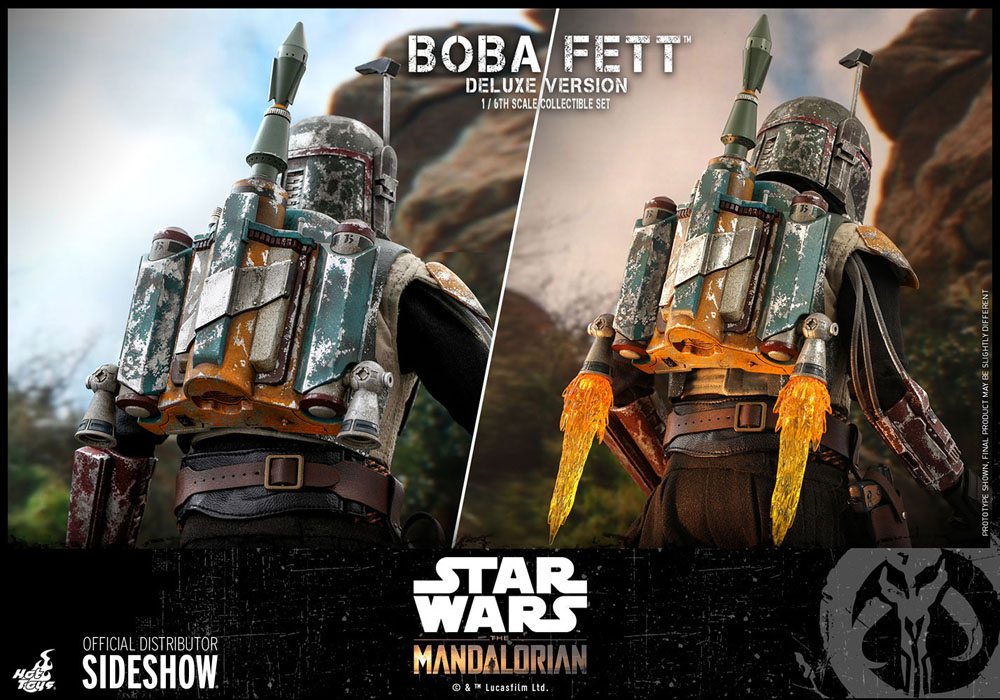 Star Wars The Mandalorian Actionfigur 2-pack 1/6 Boba Fett Deluxe 30 cm