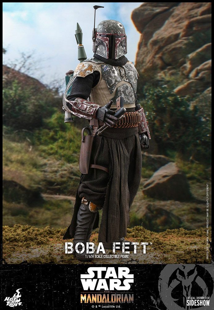 Star Wars The Mandalorian Actionfigur i skala 1/6 Boba Fett 30 cm