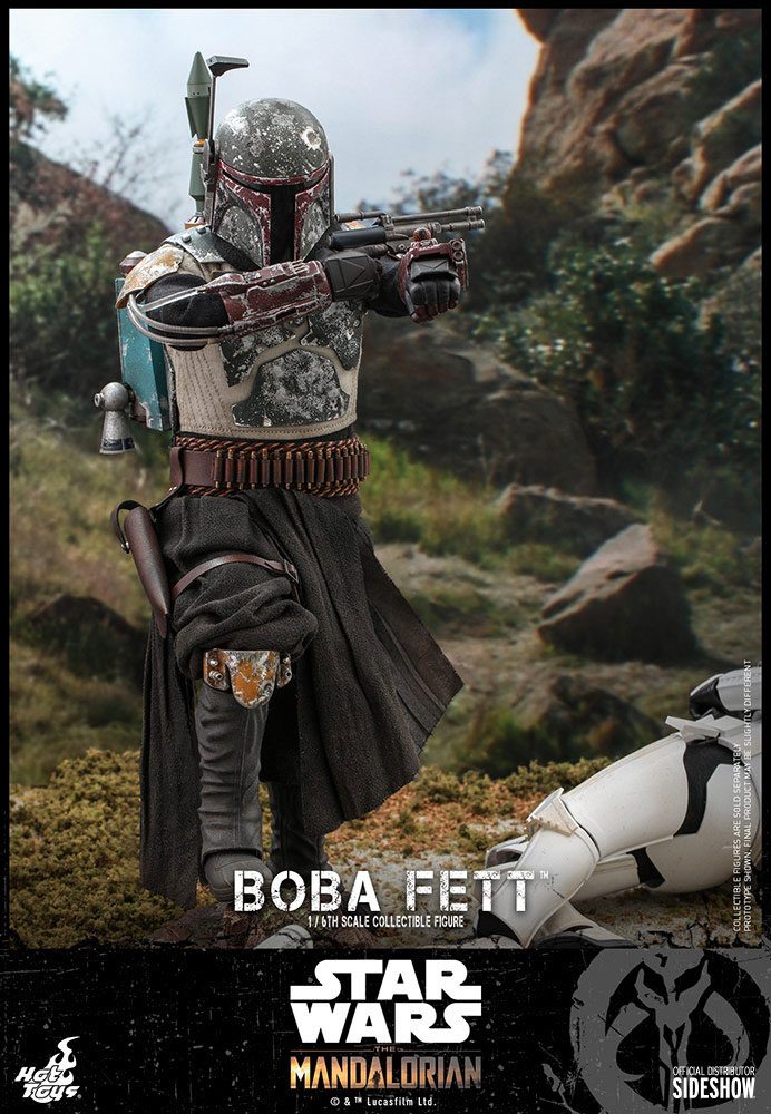 Star Wars The Mandalorian Actionfigur i skala 1/6 Boba Fett 30 cm