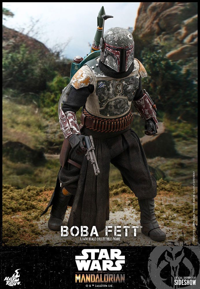 Star Wars The Mandalorian Actionfigur i skala 1/6 Boba Fett 30 cm