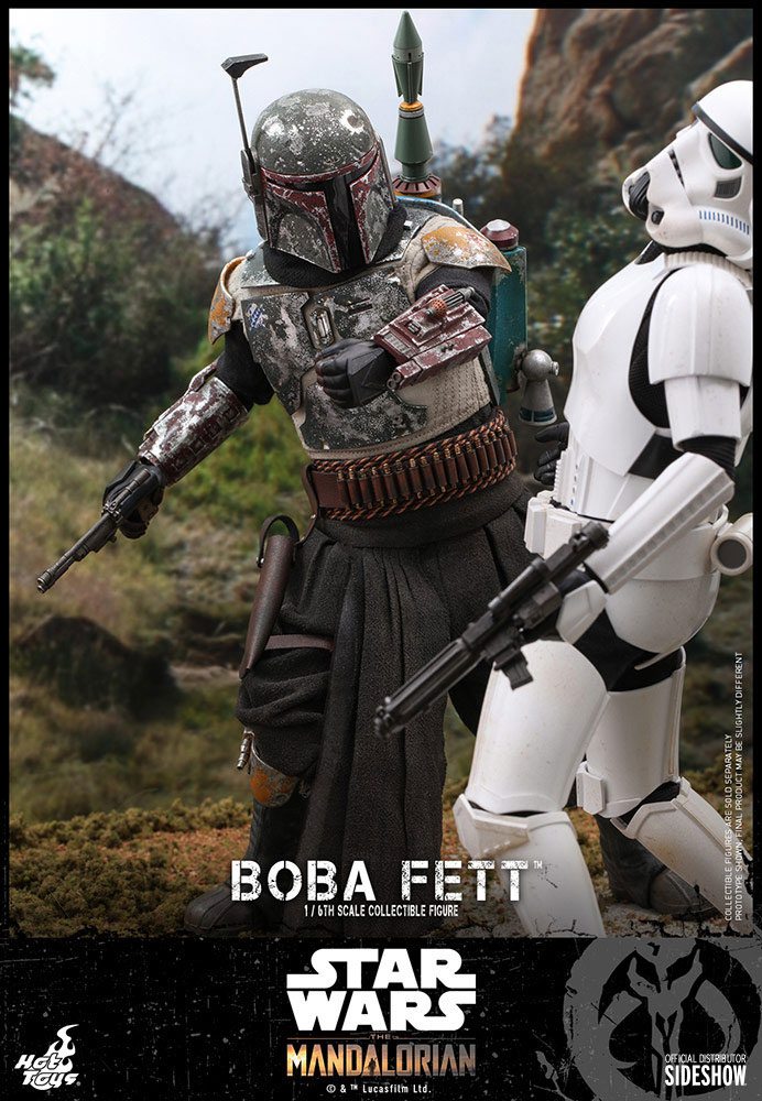 Star Wars The Mandalorian Actionfigur i skala 1/6 Boba Fett 30 cm
