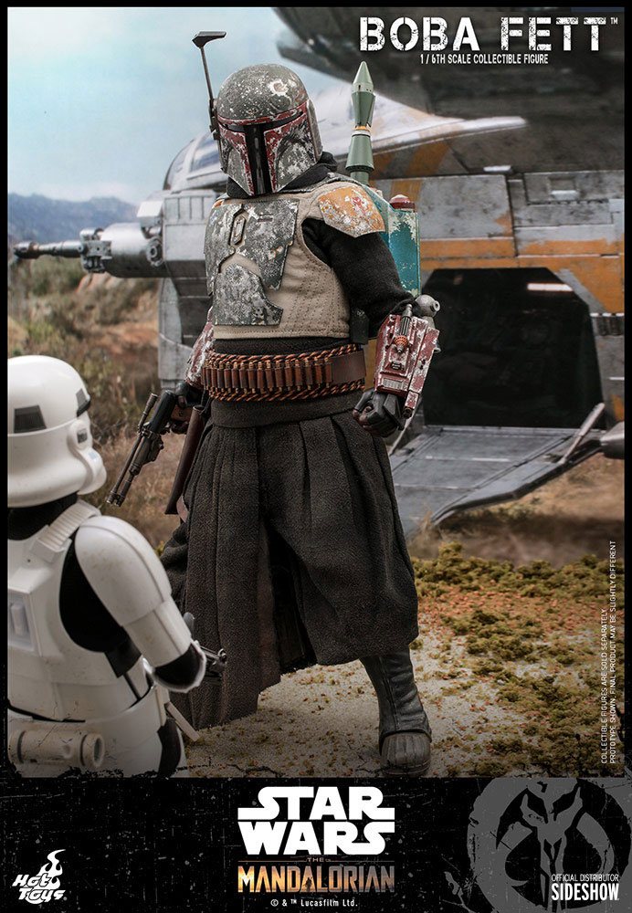Star Wars The Mandalorian Actionfigur i skala 1/6 Boba Fett 30 cm