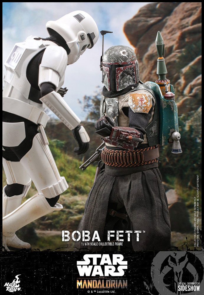 Star Wars The Mandalorian Actionfigur i skala 1/6 Boba Fett 30 cm