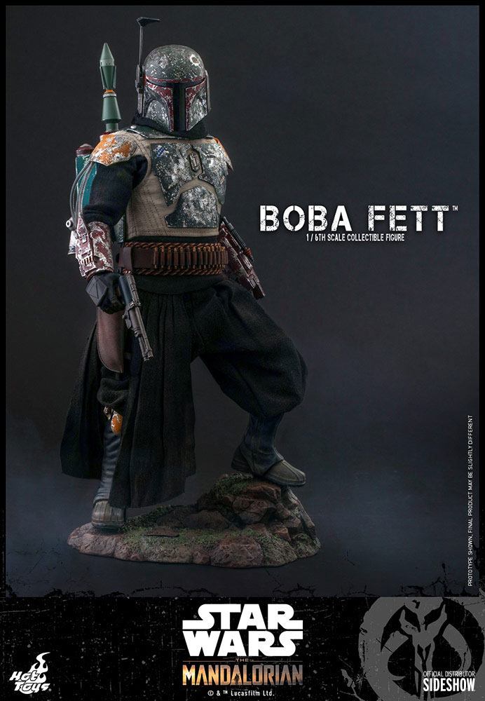 Star Wars The Mandalorian Actionfigur i skala 1/6 Boba Fett 30 cm