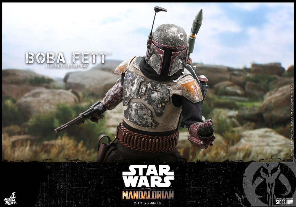 Star Wars The Mandalorian Actionfigur i skala 1/6 Boba Fett 30 cm