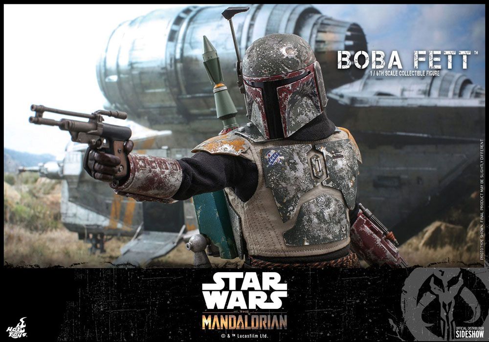 Star Wars The Mandalorian Actionfigur i skala 1/6 Boba Fett 30 cm