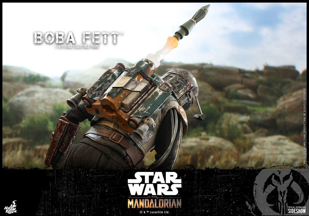 Star Wars The Mandalorian Actionfigur i skala 1/6 Boba Fett 30 cm