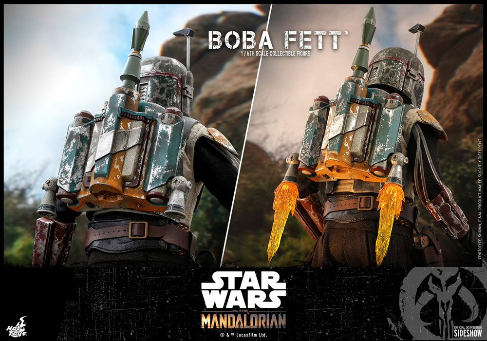 Star Wars The Mandalorian Actionfigur i skala 1/6 Boba Fett 30 cm
