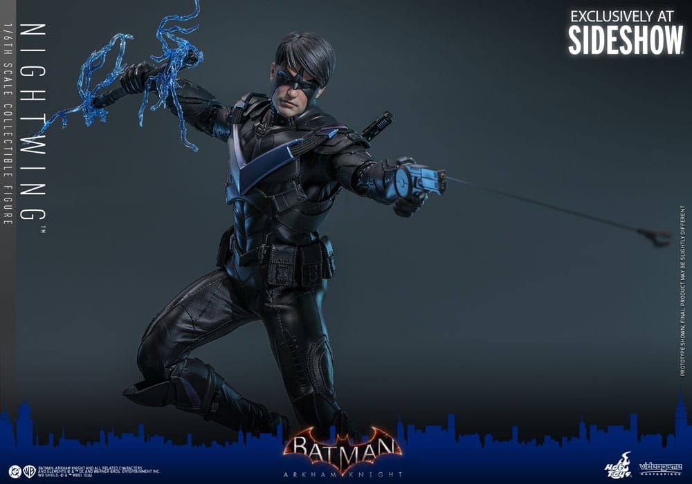 Batman Arkham Knight Videogame Masterpiece Action Figur 1/6 Nightwing 30 cm Hot Toys