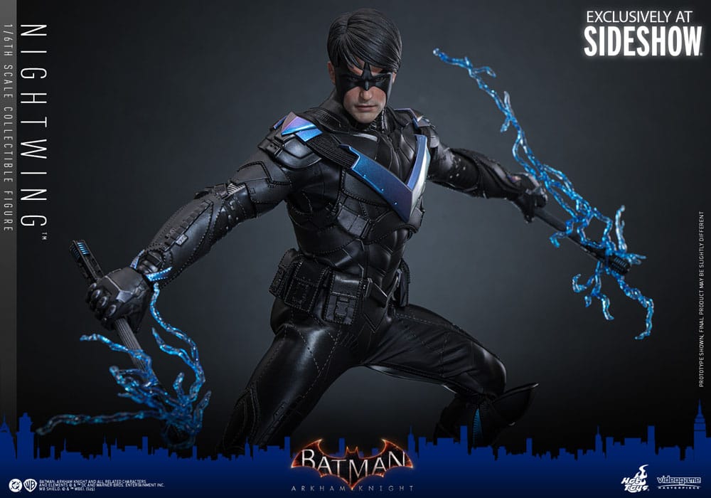 Batman Arkham Knight Videogame Masterpiece Action Figur 1/6 Nightwing 30 cm Hot Toys