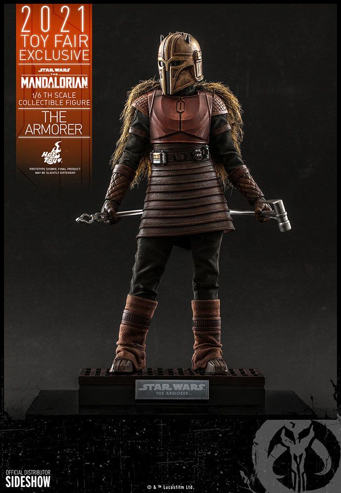 Star Wars The Mandalorian Action Figur 1/6 The Armorer 2021 Toy Fair Exclusive 29 cm