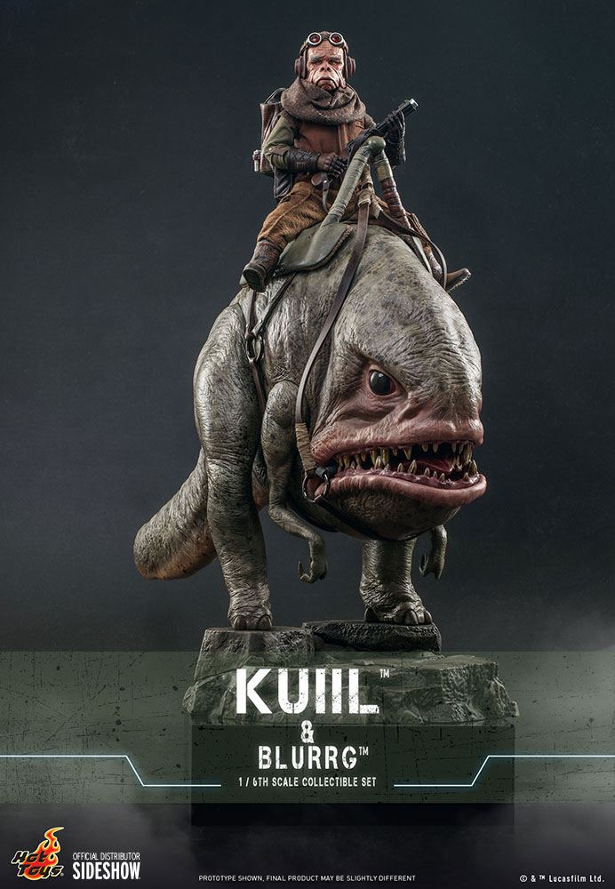 Star Wars The Mandalorian Action Figur 2-Pack 1/6 Kuiil & Blurrg 37 cm