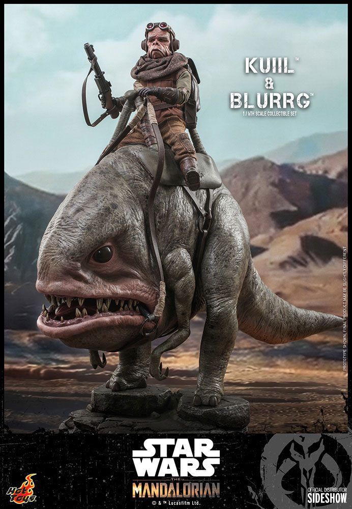 Star Wars The Mandalorian Actionfigur 2-Pack 1/6 Kuiil & Blurrg 37 cm