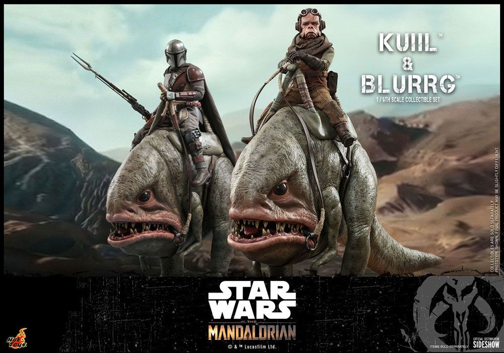 Star Wars The Mandalorian Actionfigur 2-Pack 1/6 Kuiil & Blurrg 37 cm