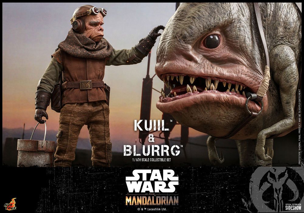 Star Wars The Mandalorian Actionfigur 2-Pack 1/6 Kuiil & Blurrg 37 cm